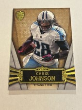 2012 Topps Supreme Chris Johnson 119/462 Gold Titans SP MS1