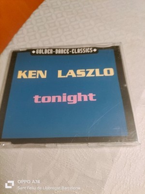 RAR MAXI CD. KEN LASZLO. TONIGHT. 3 TRACKS. ITALO DISCO