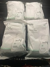 4 Packs Motif Medical Breast Milk Storage Bags 8oz- 100 count per pack New