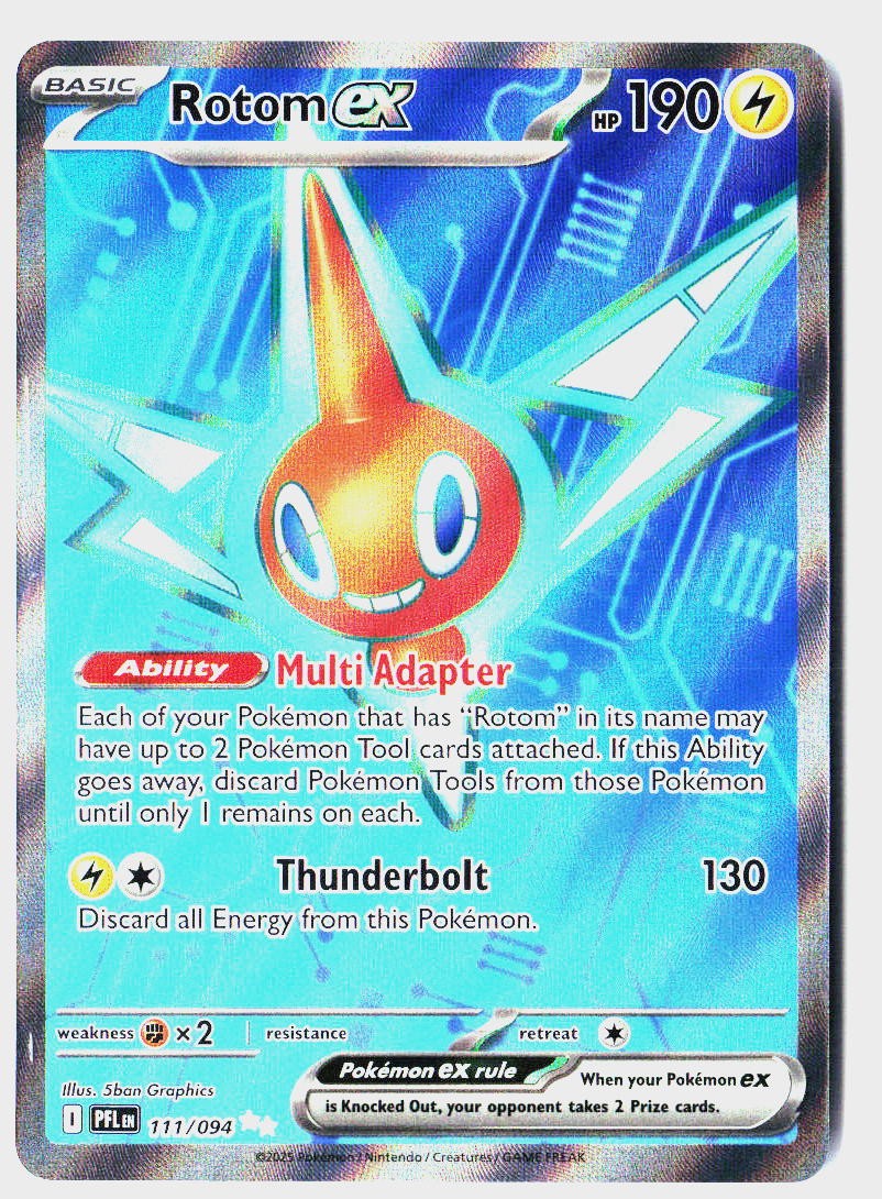 POKEMON Rotom ex - 111/094 [PFL 111/094] Ultra Rare Holofoil NM