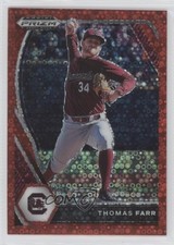 2021 Panini Prizm Draft Picks Red Donut Circle 97/99 Thomas Farr #PDP150 3g6