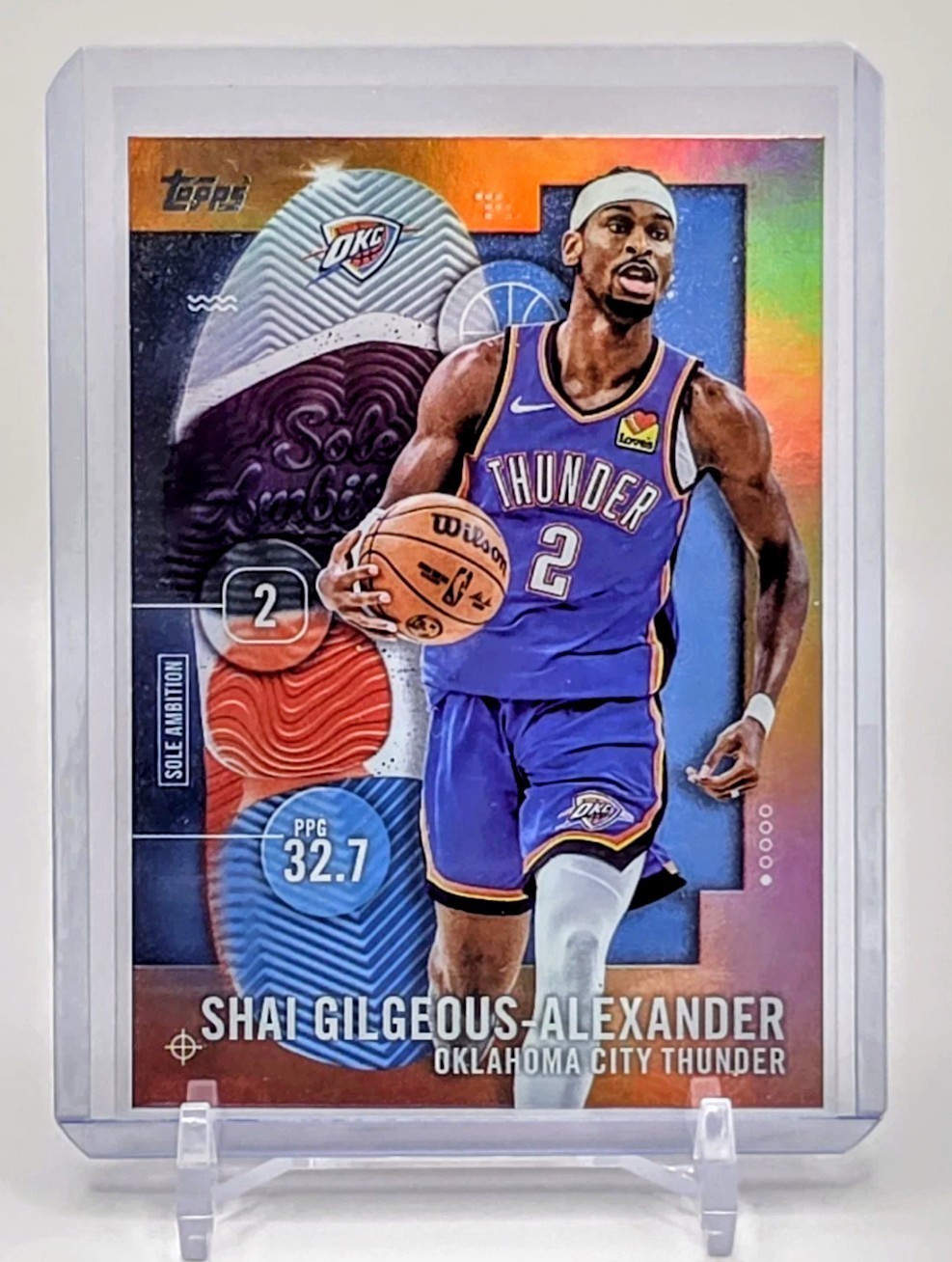 2025-26 Topps Basketball Shai Gilgeous-Alexander Sole Ambition SSP #SA-9 Thunder