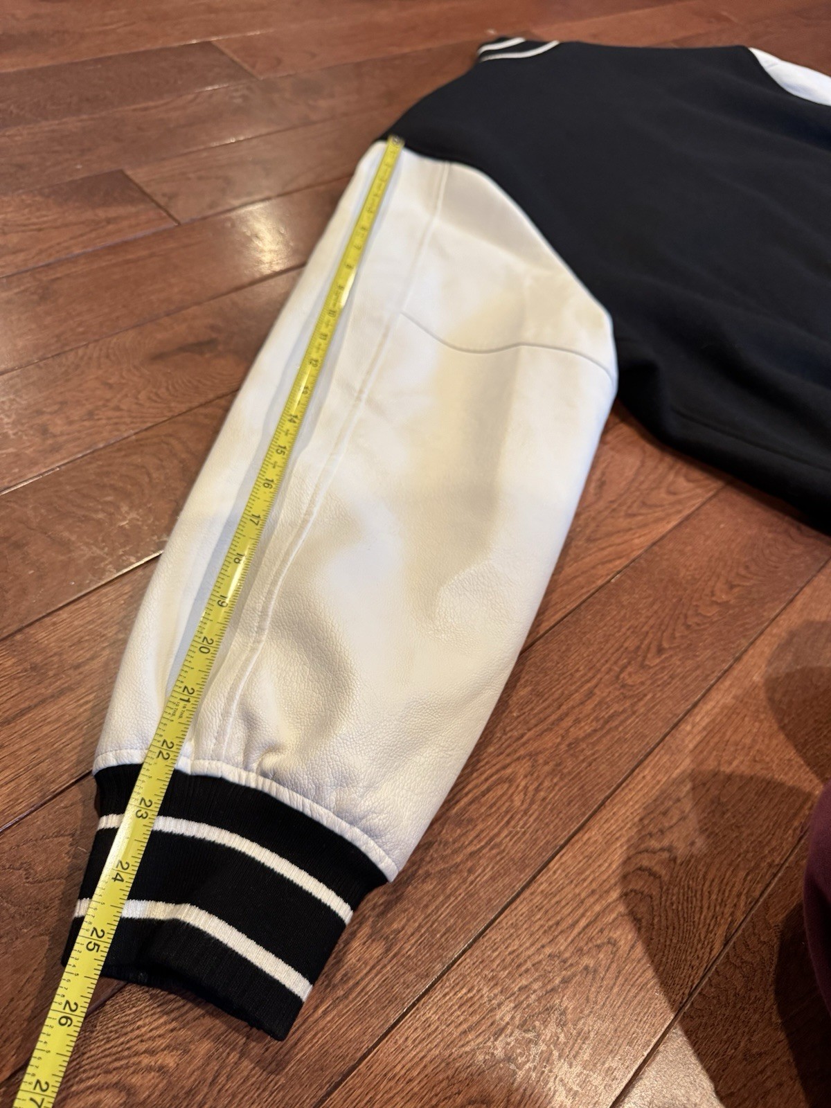 Authentic Givenchy Wool Leather VarsityBomber Jac… - image 20