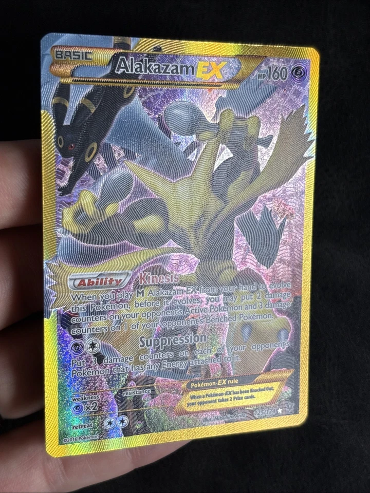Alakazam EX (Secret) 125/124 Fates Collide Holo - Image 2 of 3