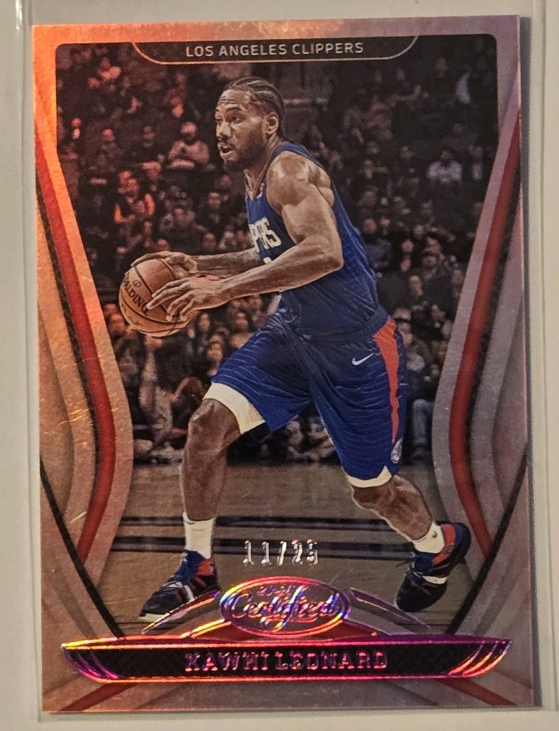 2020-21 Panini Certified /25 Kawhi Leonard Pink Mirror #117 LA Clippers 