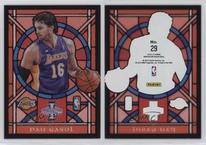 2012-13 Panini Innovation Stained Glass Pau Gasol #29 HOF