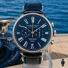 2024 Ulysse Nardin Marine  Blue Dial    44mm - Complete Set   1533-320LE-3A-175