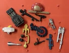 Vintage GOBOTS Weapon & PARTS LOT 1984 Converters Transformers Robot Rock Lords