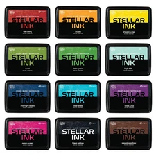 Ranger Simon Hurley Create. STELLAR Ink Pad (COMPLETE SET) 12 ink pads MSRP $84