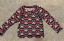 Tea Collection Girls Rash Guard Sz 18-24 Mos Long Sleeve Shirt Swim EUC