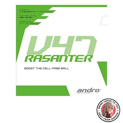 Neuer andro Tischtennis Belag Lazanter V47 der schnellste der Serie 112291 rot