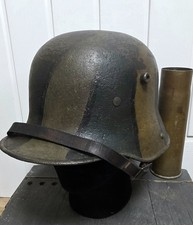 WW1 GERMAN ARMY M1916 HELMET. STAHLHELM 66, SOMME BATTLEFIELD RELIC 