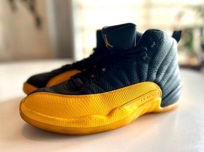 yellow & black jordans 12