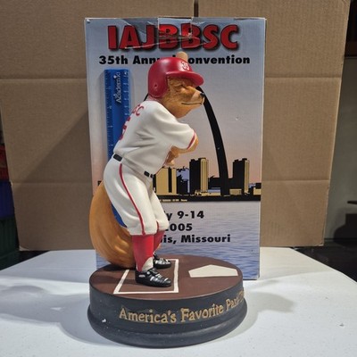 Jim Beam IAJBBSC Decanter St Louis MO #35 Baseball Fox White Uniform #140 of 250
