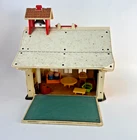 Fisher Price Little People School House Playset 1971 Vintage Toy USA