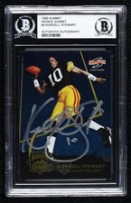 BAS 1995 Score Summit Rookie Summit Kordell Stewart #3 BGS Authentic Auto 3c7