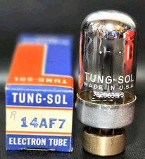 1 Tungsol 14AF7 XXD Loctal Vacuum Tube Tested NOS ON TV - 7