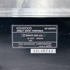 X992 Kenwood KP-880DII Record Player Turntable
