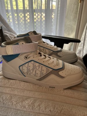 Christian Dior Men's B27 Mid-Top Sneakers Leather US 13