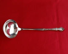 Du Barry by International Sterling Silver Soup Ladle HH WS Custom Made 10 1/2"