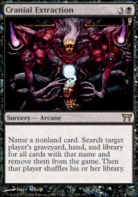 1x Cranial Extraction - Foil MTG - Champions of Kamigawa - Light Play