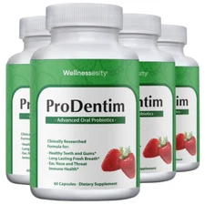 ProDentim Advanced Oral Probiotics - 4 Bottles. 240 Capsules