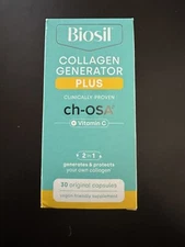 Biosil Collagen Generator PLUS ch-OSA Vitamin C, 30 Capsules NEW, Exp 1/2025
