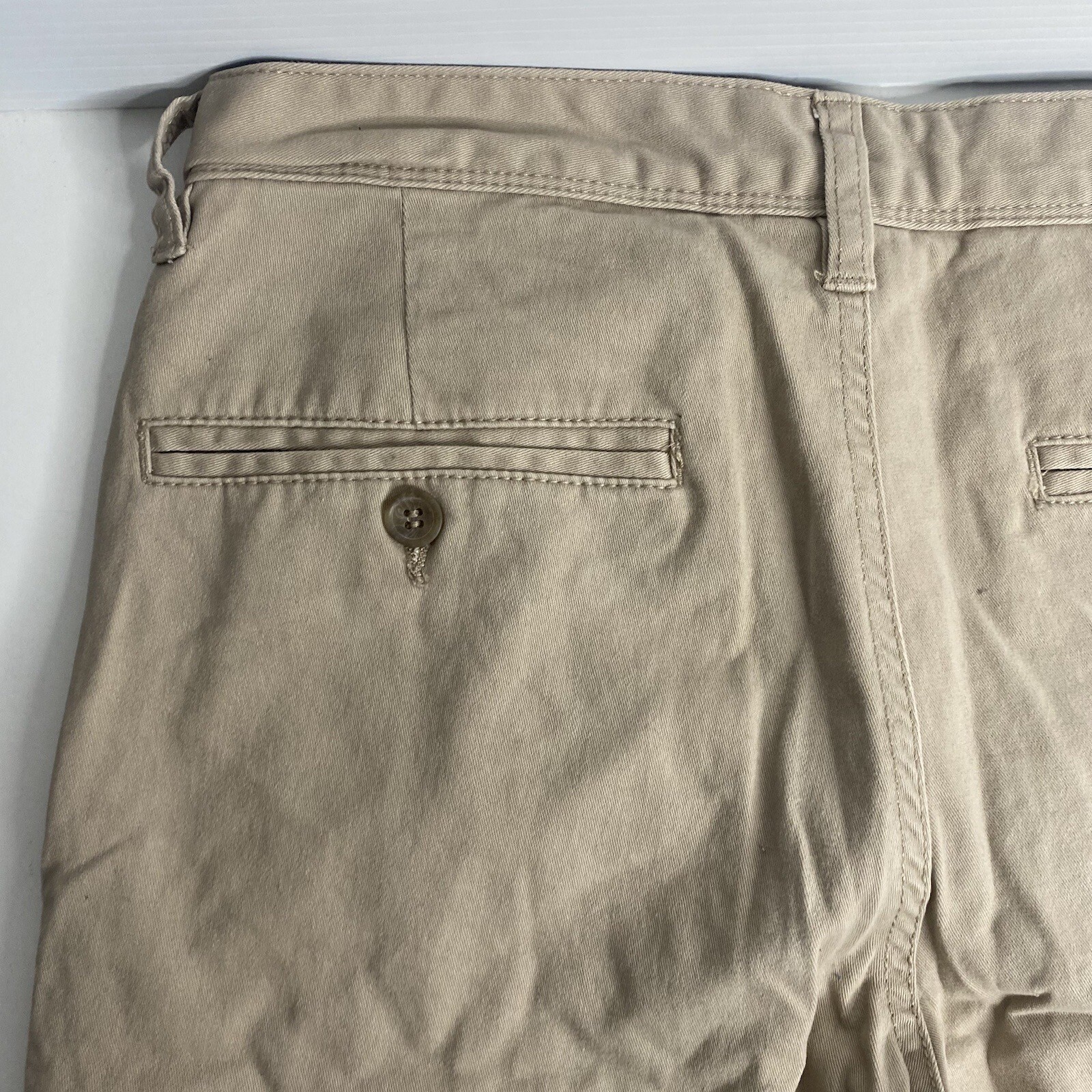 Mens Jay Jays Brand Stretch Zip Front Chino Shorts Ca… Gem