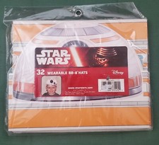 Disney Star Wars BB-8 Wearable Hats 32 Per Package Lucasfilm Ltd Birthday Party