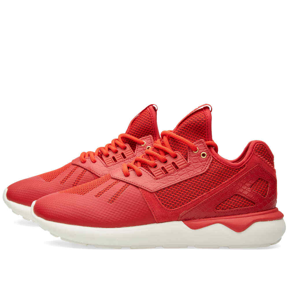 adidas Tubular Runner CNY Red AQ2549 Men Size US 11 NEW 