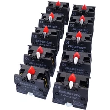 10x ZB2-BE102C NC Contact Block Replaces Tele Replacement For XB2 Model