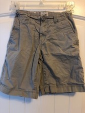 THE CHILDRENS PLACE Boy's Size 7 Gray Shorts Summer Khaki Adjustable Waist