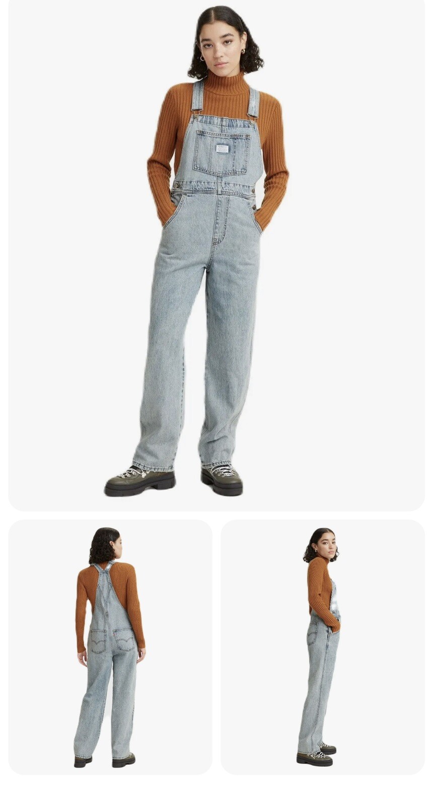 Levi's Vintage Bibbed Overalls No Stone Unturned Wome… Gem