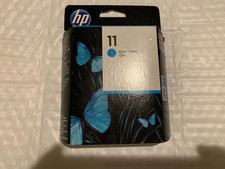 New Genuine HP 11 Cyan Ink Cartridge C4836A Factory Sealed Box