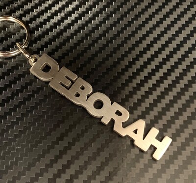 Deborah Schlüsselanhänger Schlüsselbund Edelstahl Name Geschenk