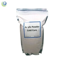 Dental Laboratory Dentist Self Cure Acrylic Powder Light Pink Veined Color 1 Lb.