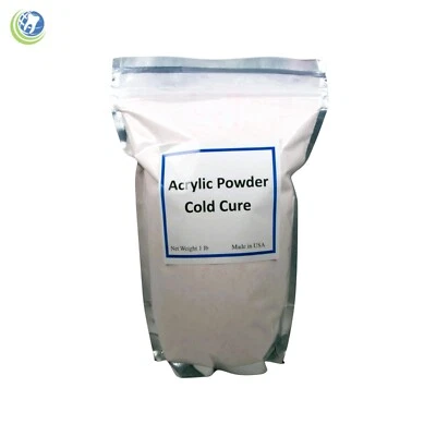 HOUSE BRAND Dental Laboratory Dentist Self Cure Acrylic Powder Light Pink Veined Color 1 Lb.