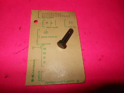 かしい② NOS OEM Kawasaki Z1 H1 H2 W2 S3 W1 HEX HEAD BOLT 92007-020 | eBay