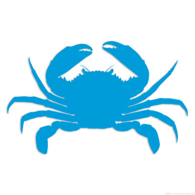 Crab - Decal Sticker - Multiple Colors & Sizes - ebn6783