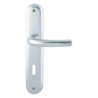 Hoppe Tokyo Aluminium natur F1 1710/273P Langschildgarnitur BB OB PZ WC WG