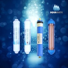 4 Stage Compact RO DI Reverse Osmosis Water Filters Replacement 50 75 100 GPD