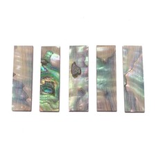 5x Cello Abalone Rippled Flamed Inlay fit Celo Bow Frog Slide Bow Cover