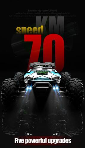 1:16 70km/h or 50km/h 4wd Rc Car with LED Remote Control Cars High Speed Drift - Picture 11 of 30