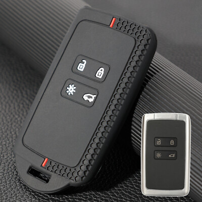 Fernbedienung Schlüsselhülle Autoschlüssel Cover 4 Tasten Für Renault Megane NEU