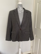 Great Plains London Lined Tweed Wool Jacket Size Xl