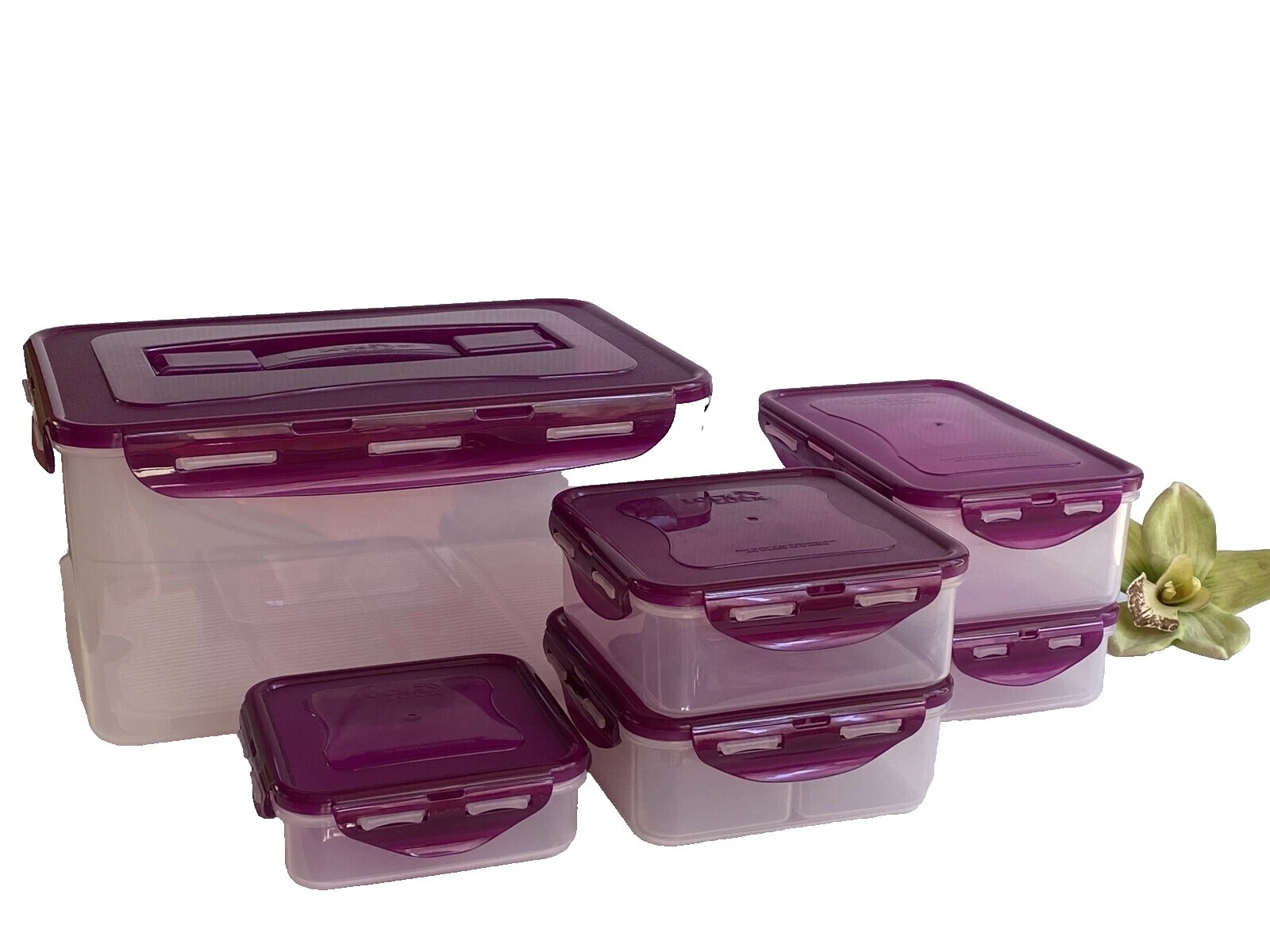 锁锁食品存储塑料容器