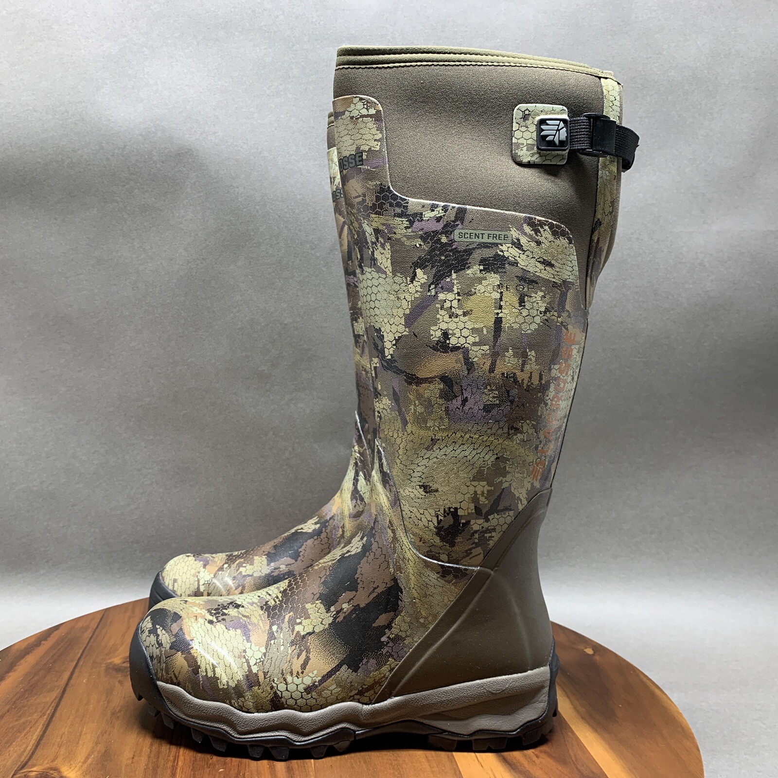 Lacrosse Alphaburly Pro Boots Mens Sz 10 Optifad Marsh Hunting