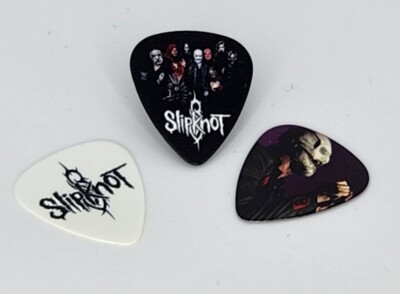 Slipknot (3er Set) Plektrum Pack 0,7 mm METAL ROCK NU METAL COREY TAYLOR