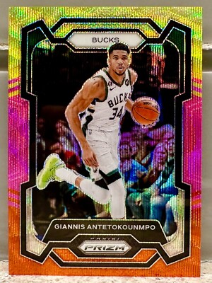 JERSEY NUMBER MATCH! 2023-24 Panini Prizm Giannis Antetokounmpo 34/88! HEAT!