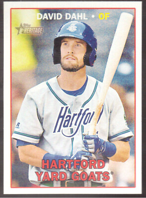 2016 TOPPS HERITAGE MINORS #204 DAVID DAHL SHORT PRINT SP
